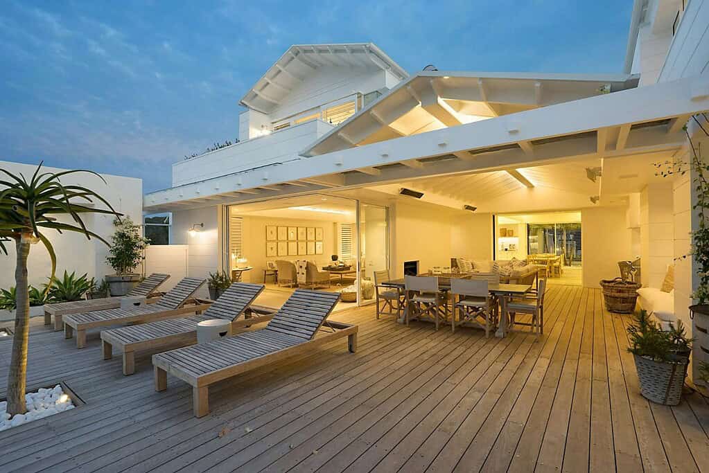 Decks for outdoor entertaining and relaxation.